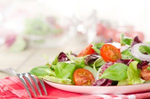 bowl of mixed salad